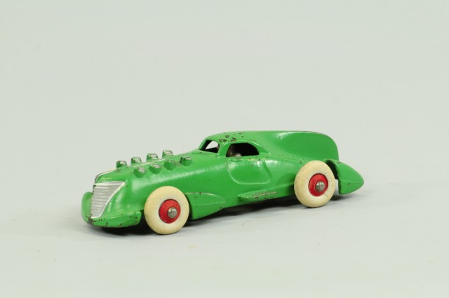 STREAMLINED RACER Hubley green