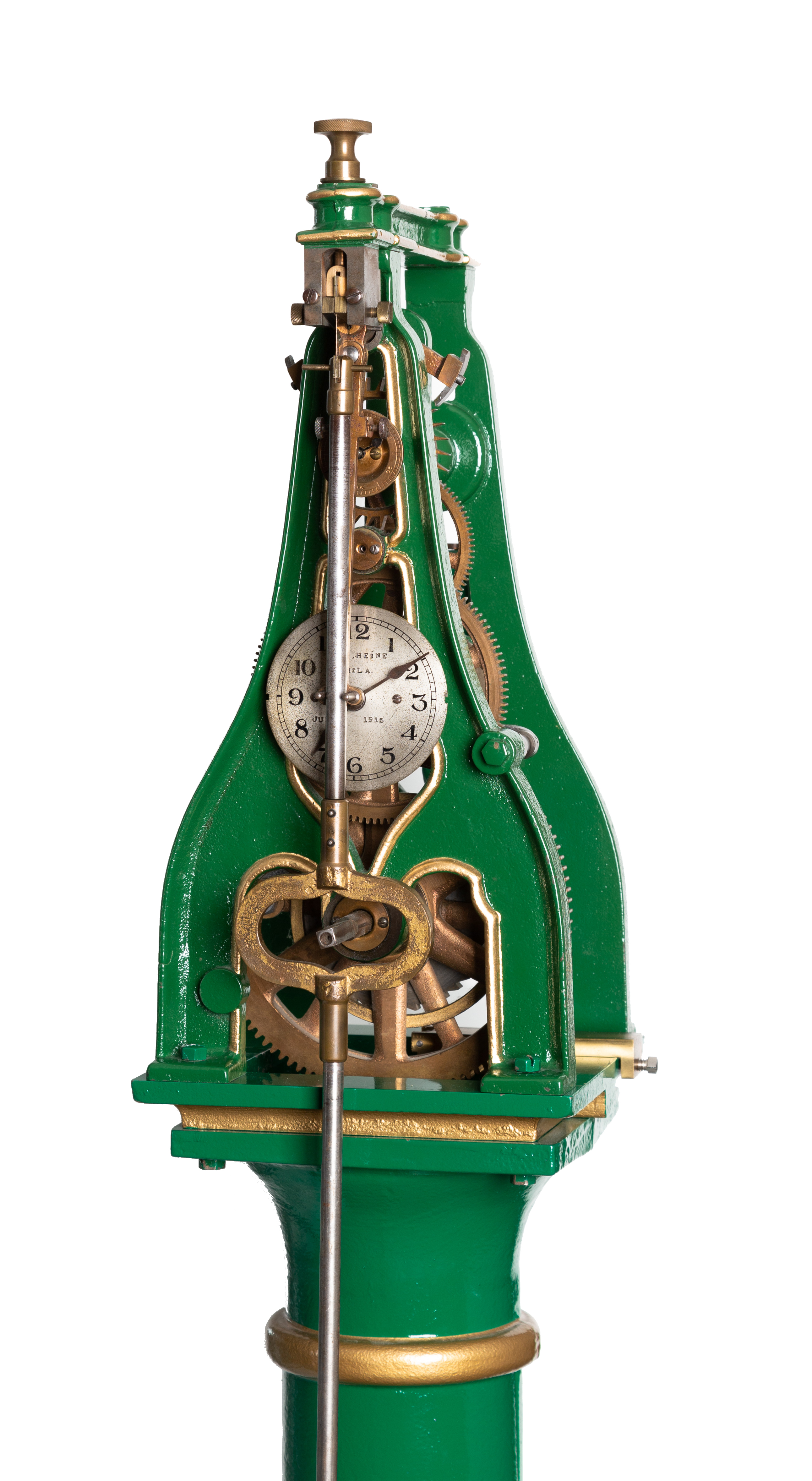 STREET CLOCK ON STAND Street