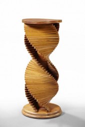 Striking American Oak Spiraled