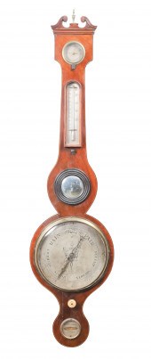 String inlaid banjo barometer