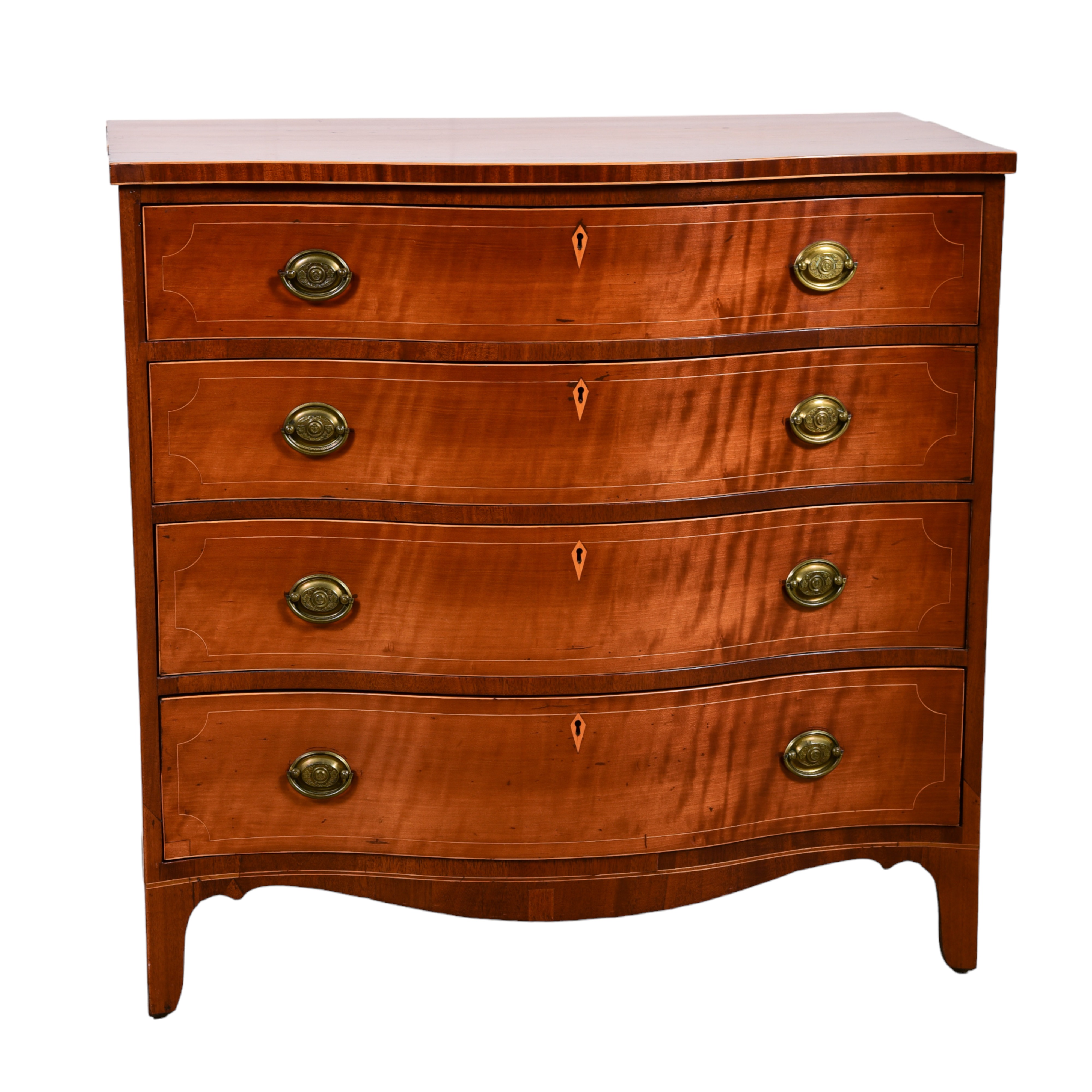 String inlaid figured cherry