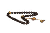 STRING OF WOODEN BUDDHIST PRAY