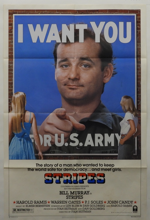STRIPES BILL MURRAY ONE SHEET MOVIE