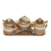 STRIPPED MCM BANDED AGATE CARV