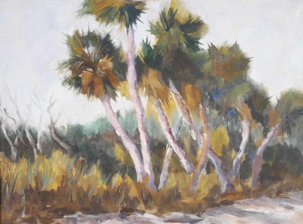 STRONG, FLORIDA LANDSCAPE WITH PALM