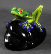 Stuart Abelman art glass green