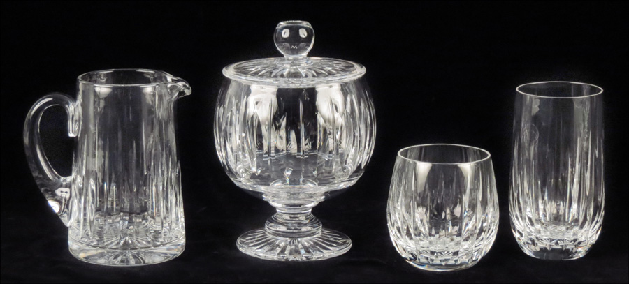 STUART CRYSTAL TABLE SERVICE.