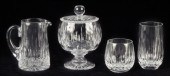 STUART CRYSTAL TABLE SERVICE.