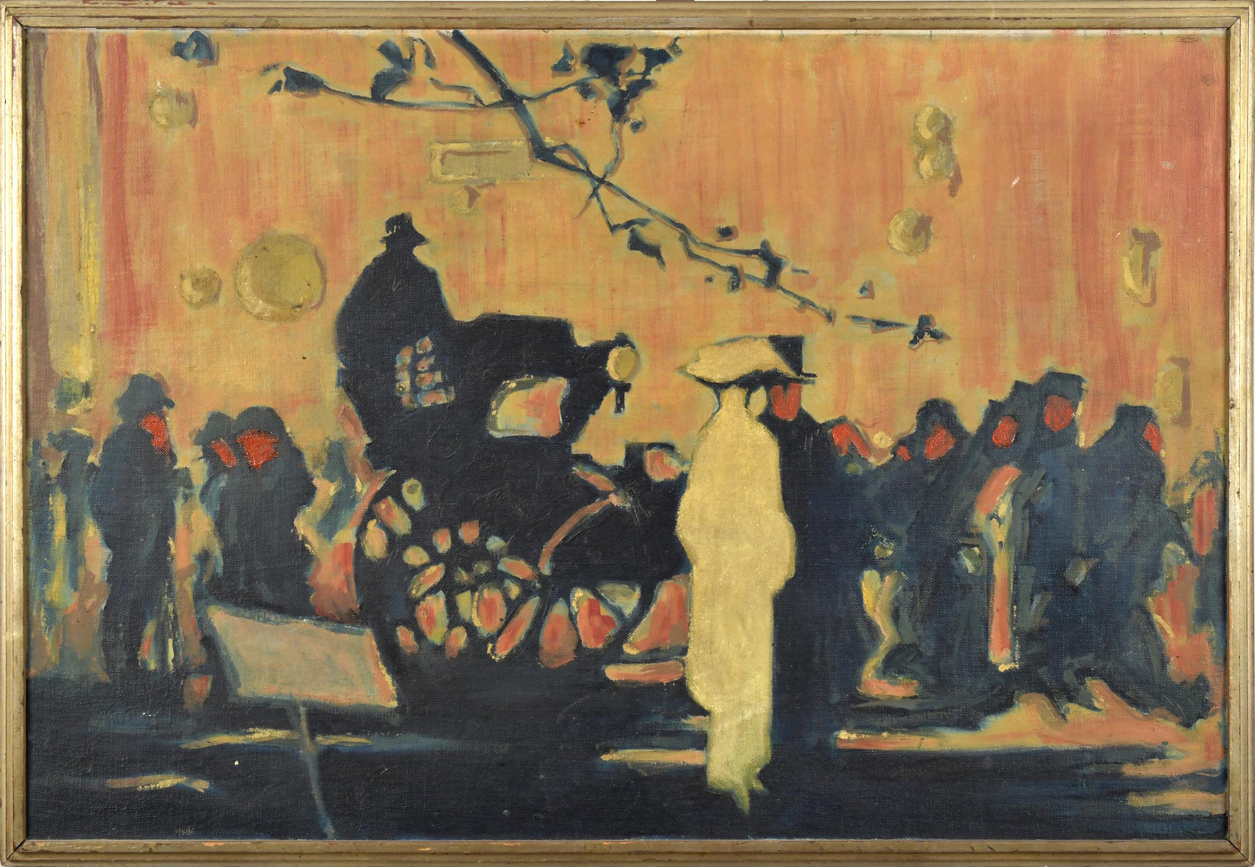 STUART DAVIS ATTRIBUTED O/B,