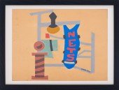 STUART DAVIS "STREET SIGNS" MO