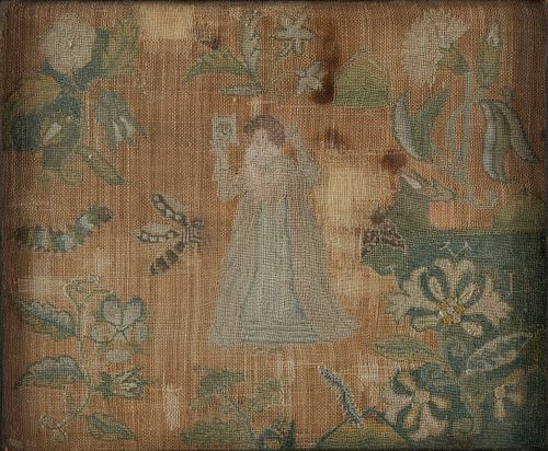 STUART ERA PETIT POINT STUMPWORK