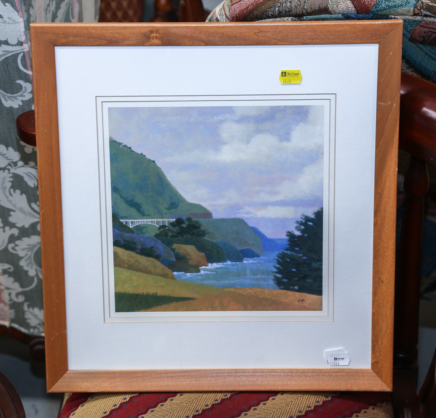 STUART SIGNED FRAMED PRINT