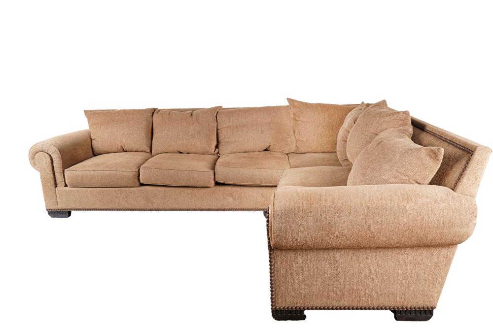 STUDDED SECTIONAL SOFACondition: