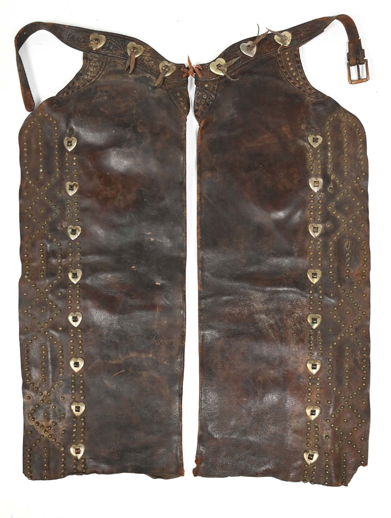 STUDDED SHOTGUN LEATHER