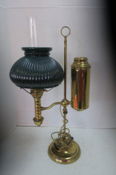 STUDENT CONVERTED OIL LAMP:<br