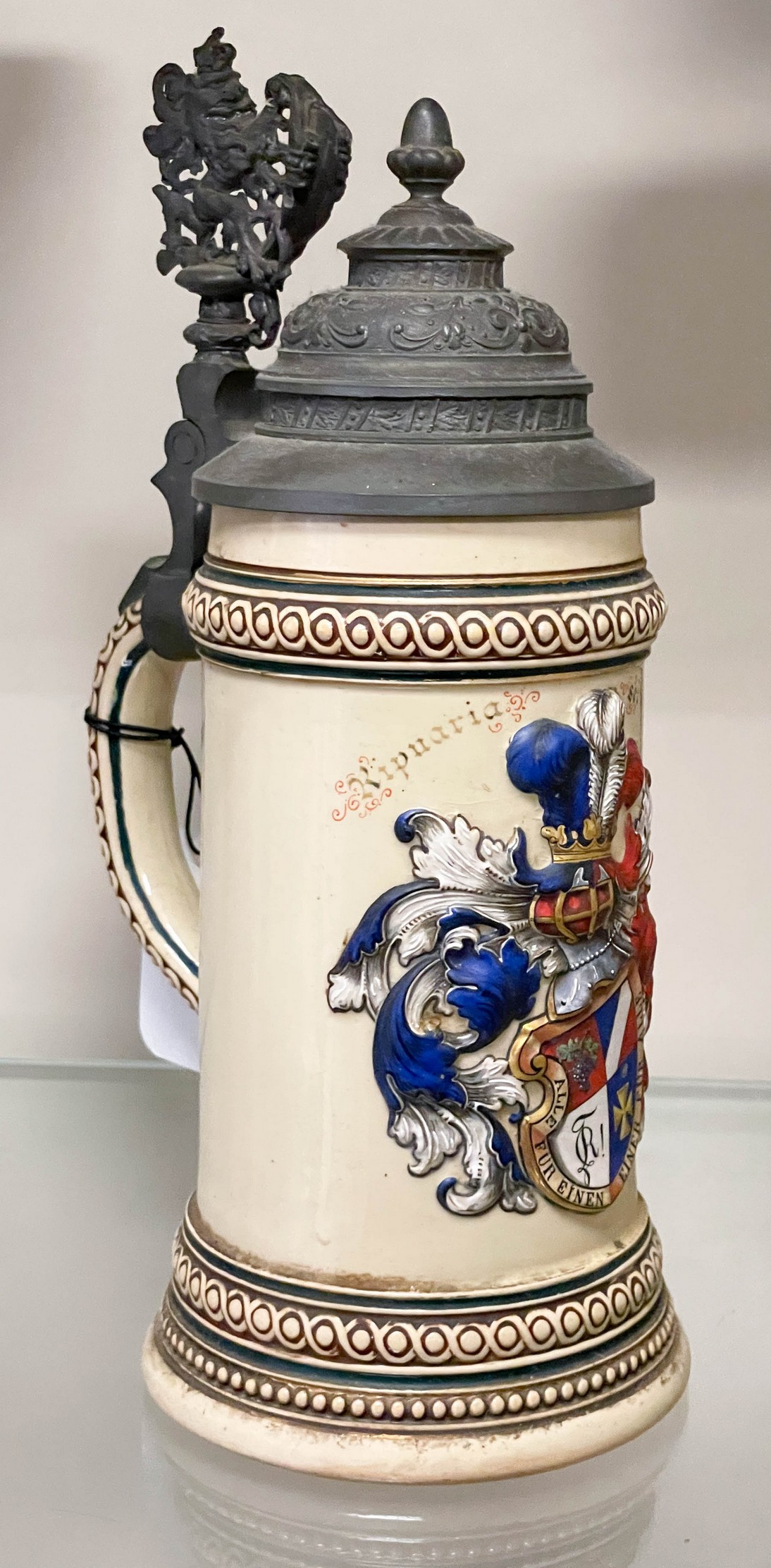 Student jug stein, "Ripuaria
