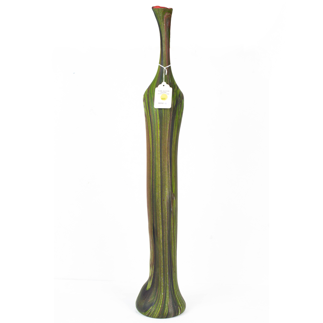 STUDIO ART GLASS FLOOR VASE