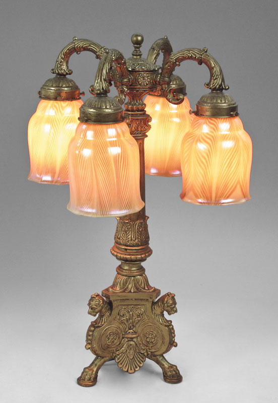 STUDIO ART GLASS SHADES ON OLDER