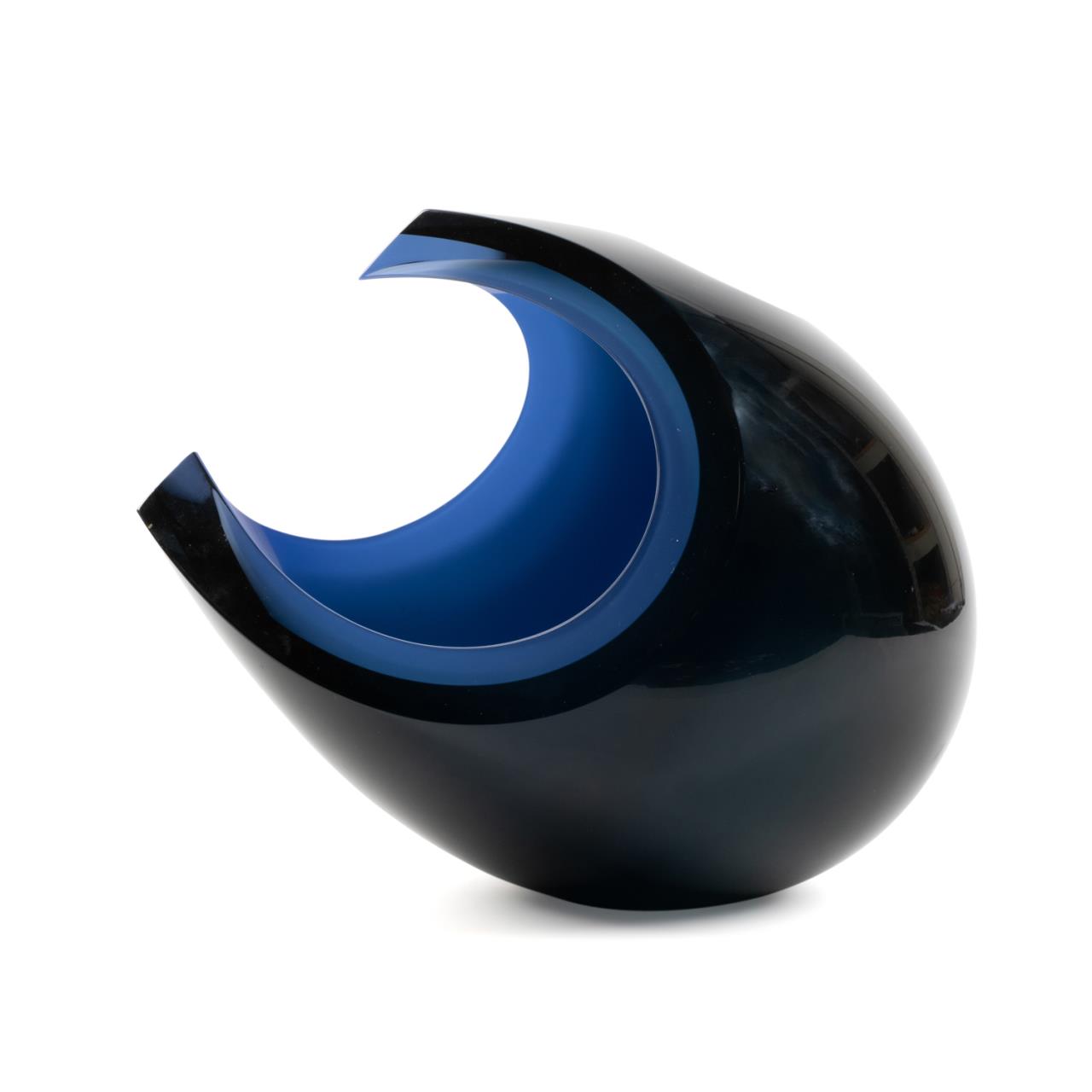 STUDIO GLASHYTTAN 'SPACEBIRD' GLASS