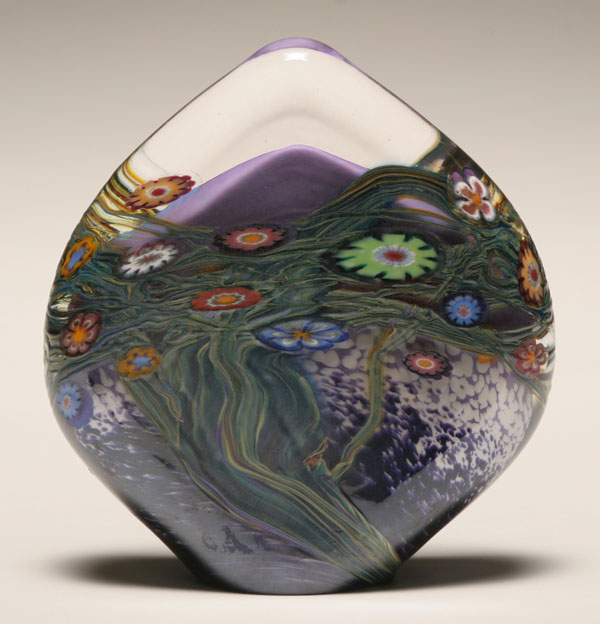 Studio glass paperweight, 2006.