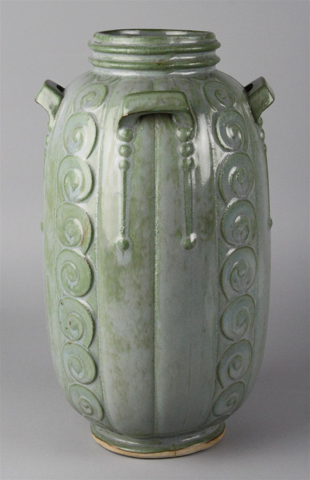 STUDIO POTTERY CARVED AND MOLDED