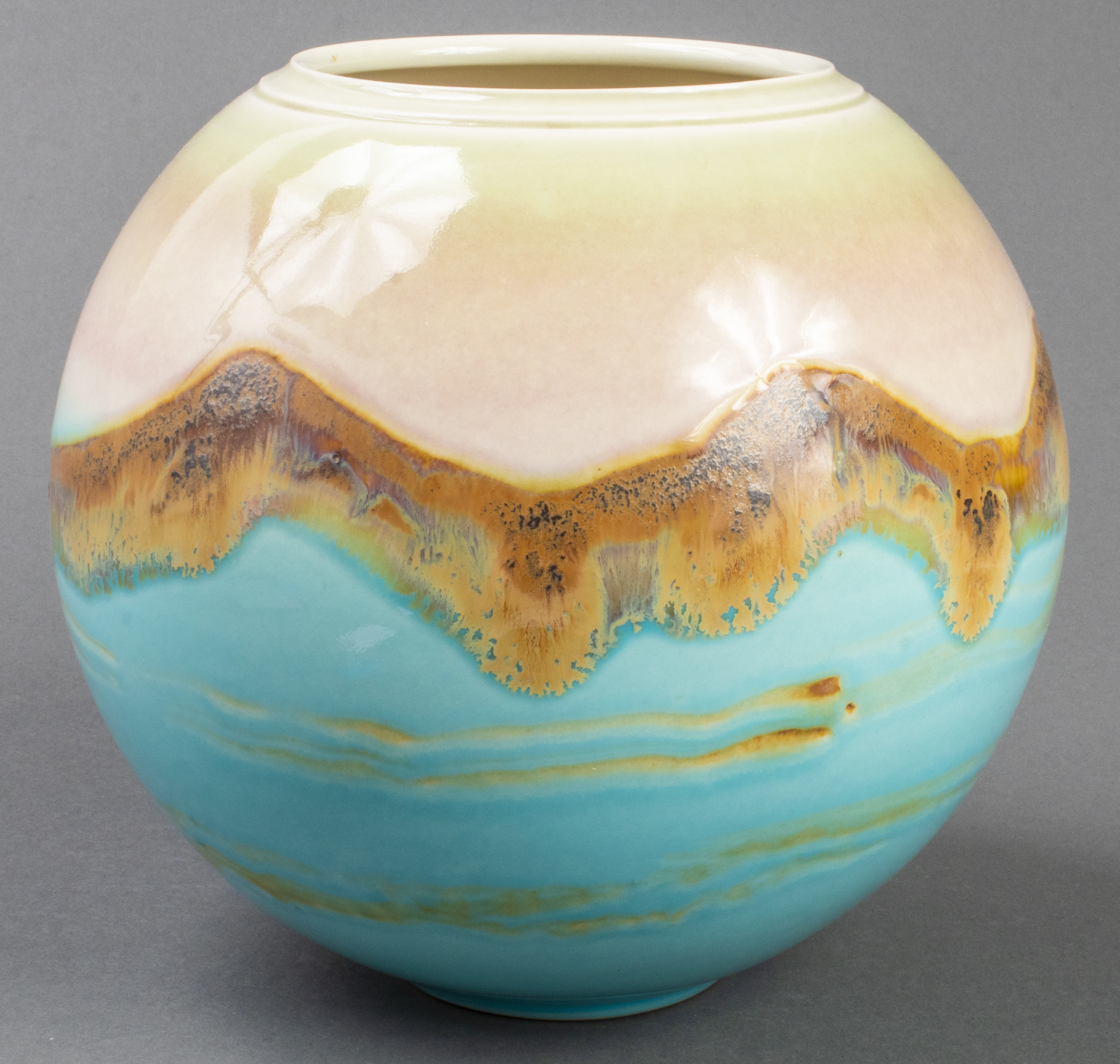 STUDIO POTTERY GLAZED CERAMIC