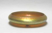 Stueben 'Aurene' low bowl    e