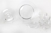 Stueben crystal stems plates a
