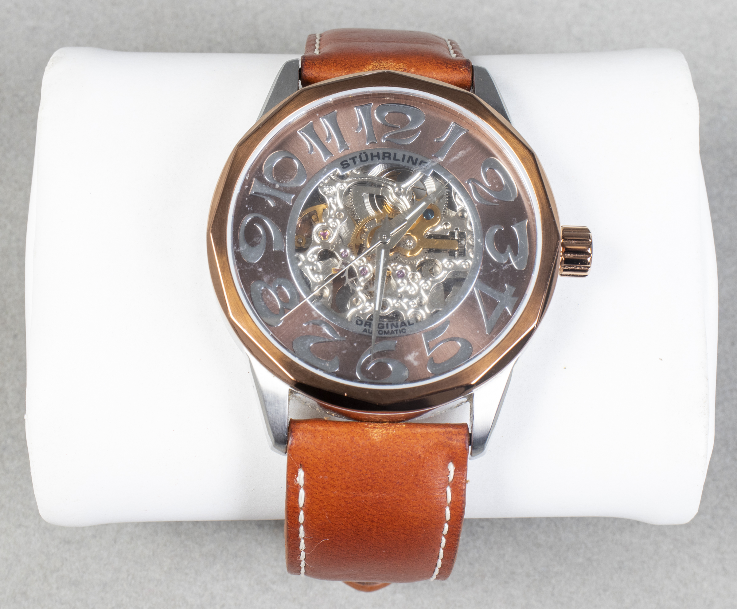 STUHRLING "CESARIO" AUTOMATIC WATCH