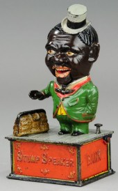 STUMP SPEAKER MECHANICAL BANK