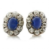 STUNNING 14K WHITE GOLD, SAPPH