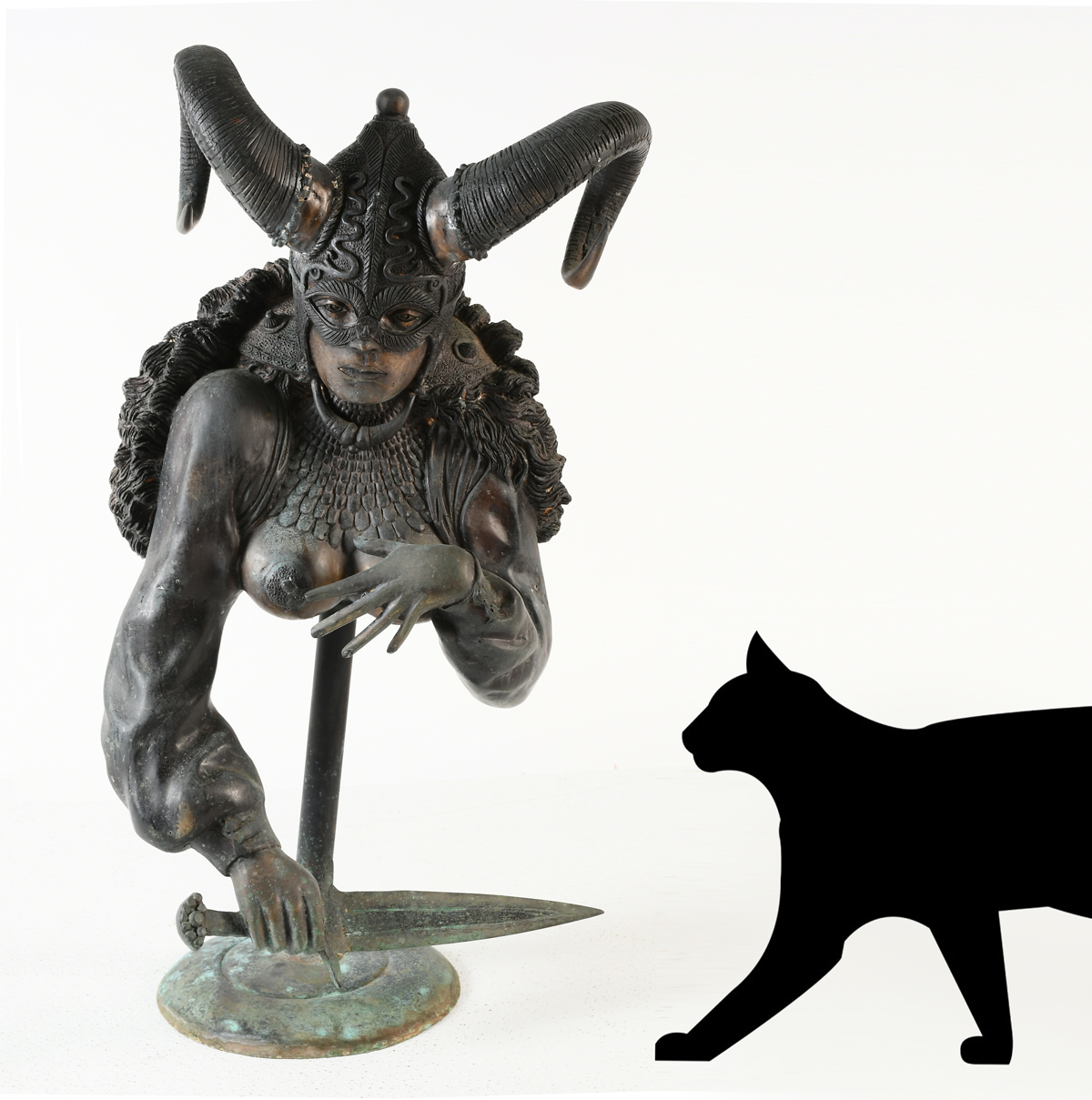 STUNNING BRONZE OF A