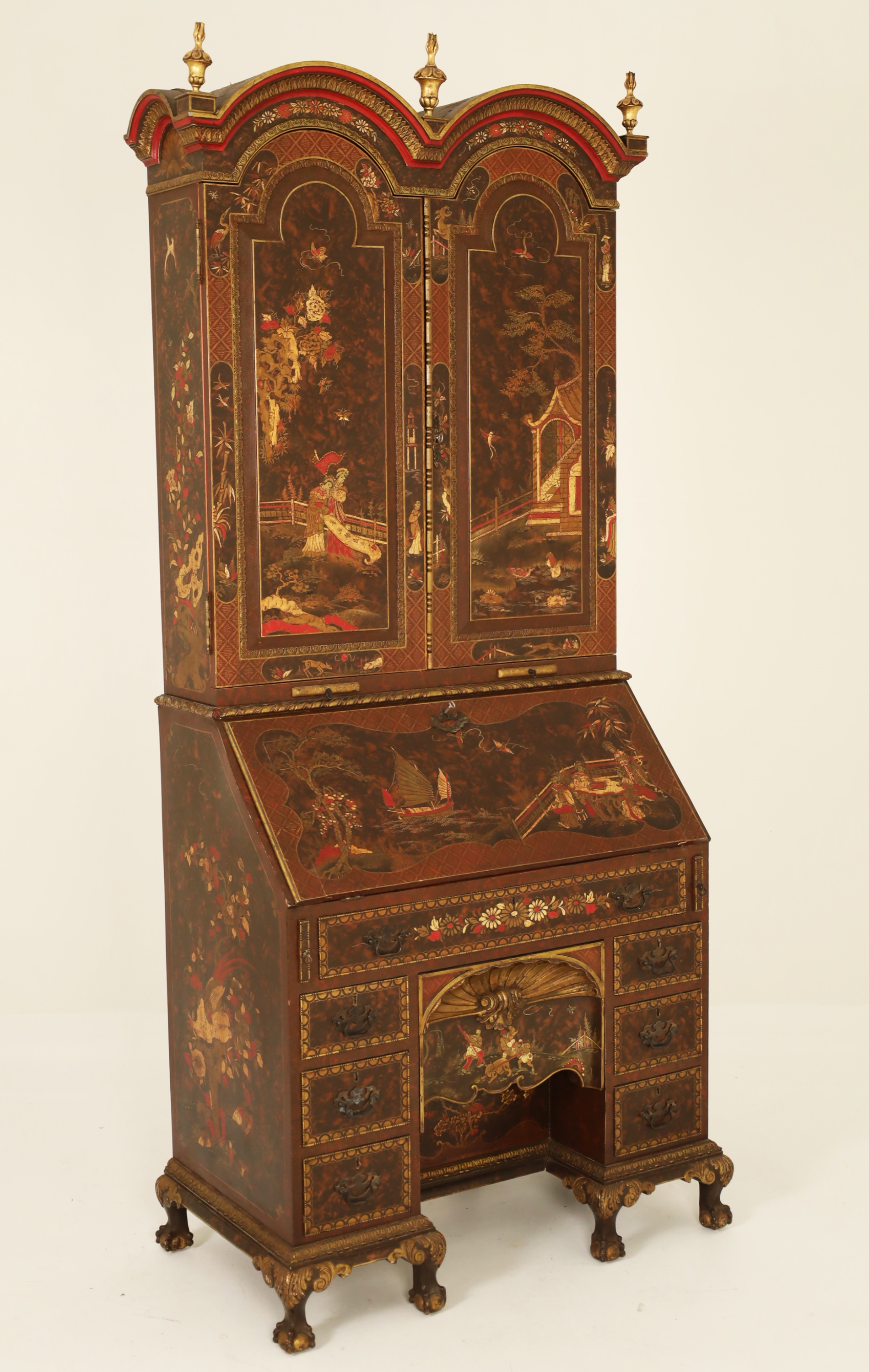 STUNNING CHINOISERIE LACQUERED