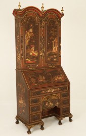STUNNING CHINOISERIE LACQUERED