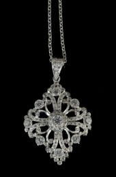 Stunning Eighteen-Karat White