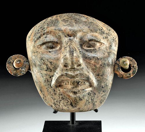 STUNNING MAYA GREENSTONE MASK