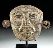 STUNNING MAYA GREENSTONE MASK