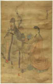 STYLE OF CHEN HONGSHOU, FIGURE