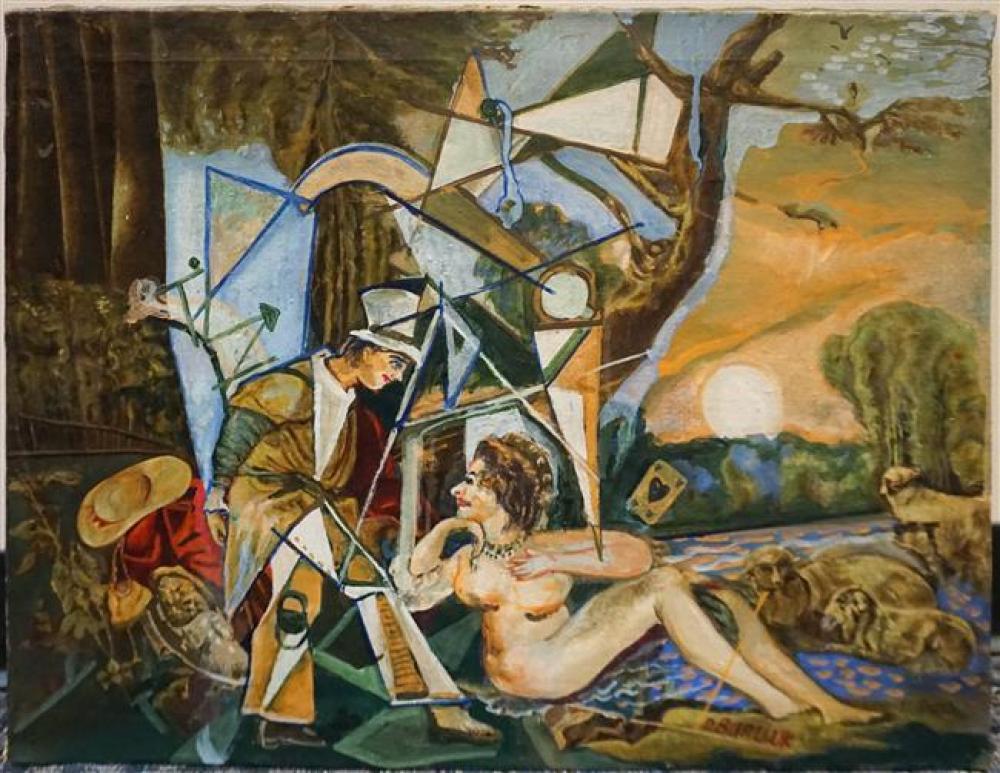 STYLE OF DAVID DAVIDOVICH BURLIUK