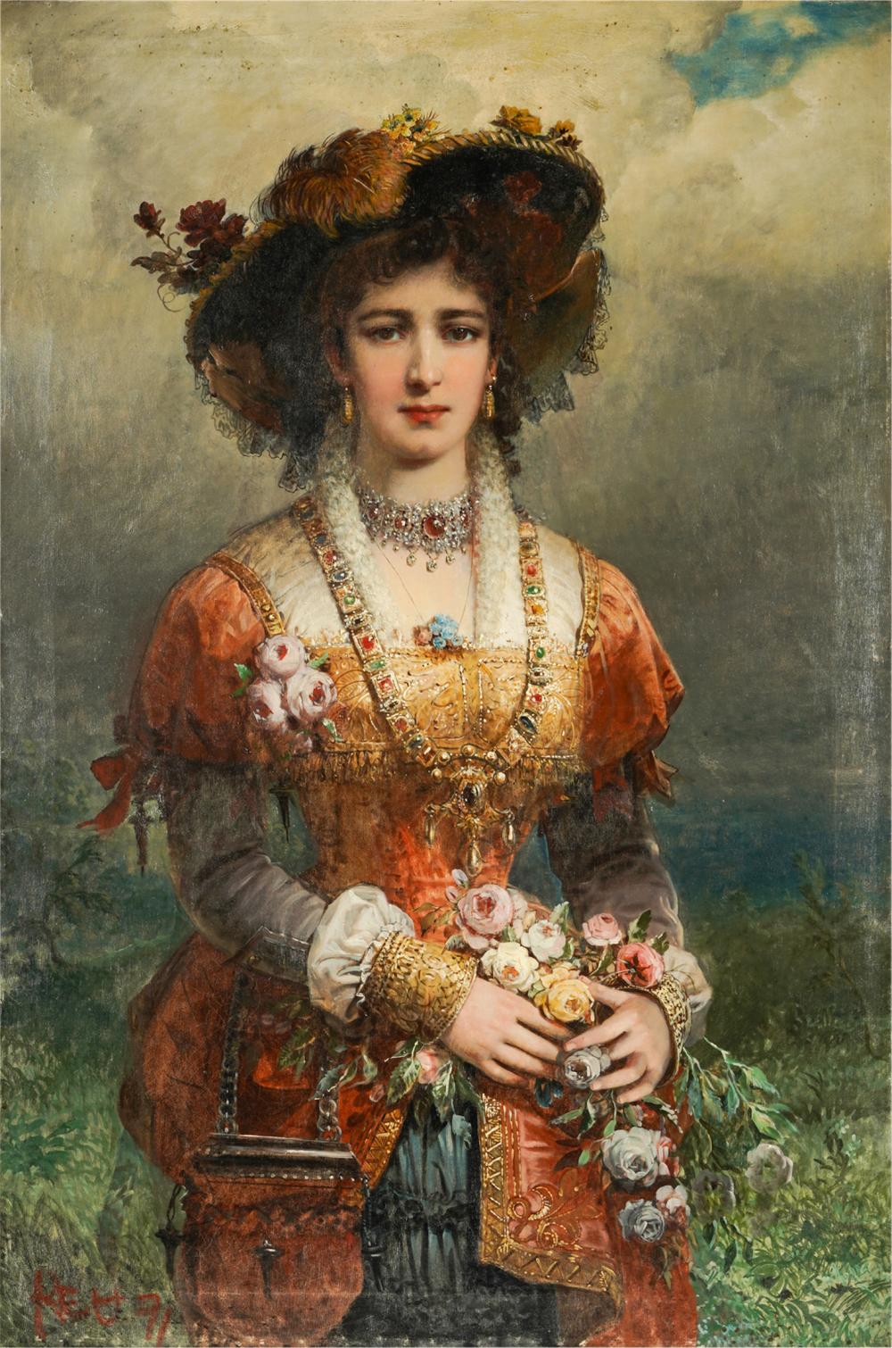 STYLE OF FRANZ RUSS II: PORTRAIT OF