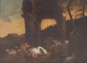 STYLE OF NICOLAES BERCHEM (17T