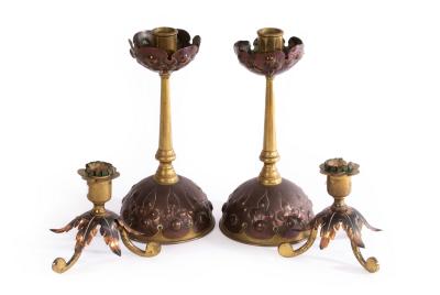 Style of WAS Benson, a pair of Arts