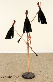 STYLISH COPPER FLOOR LAMP MANN