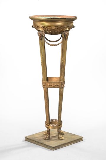 Stylish Gilded Bronze and Brass