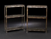 Stylish Pair of Galvanized Met