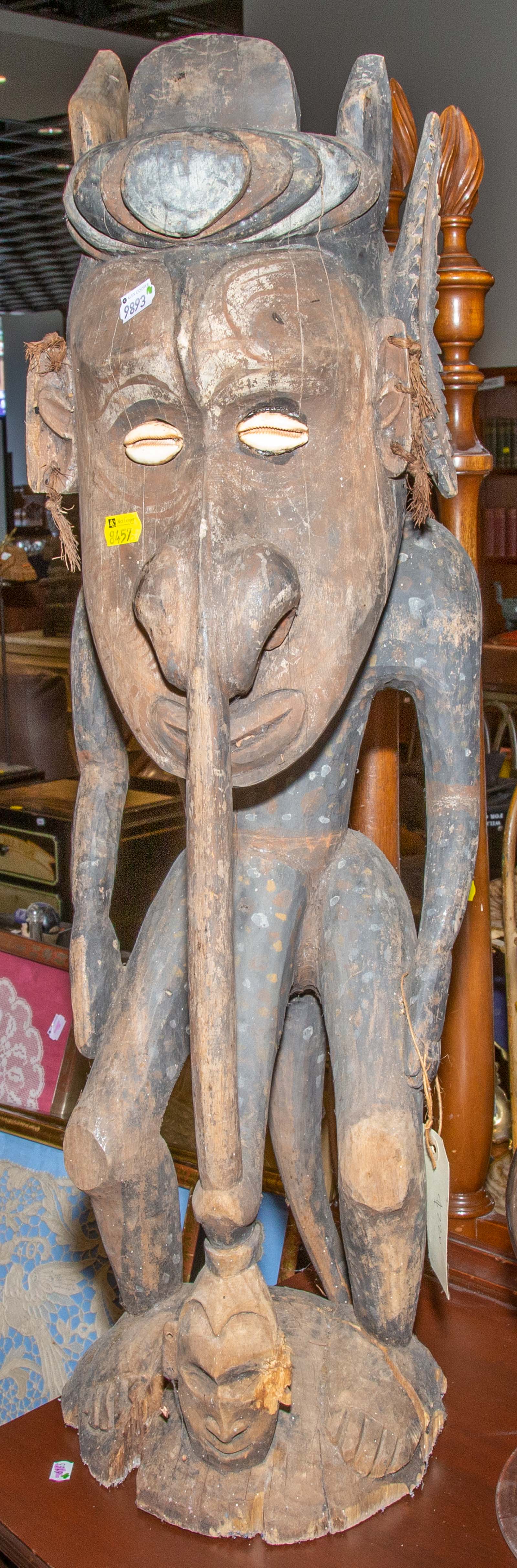 STYLIZED MALE ANCESTRAL FIGURE,