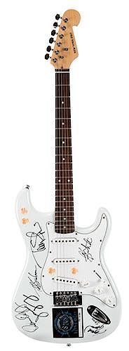 STYX BAND SIGNED GUITAR.Styx Band