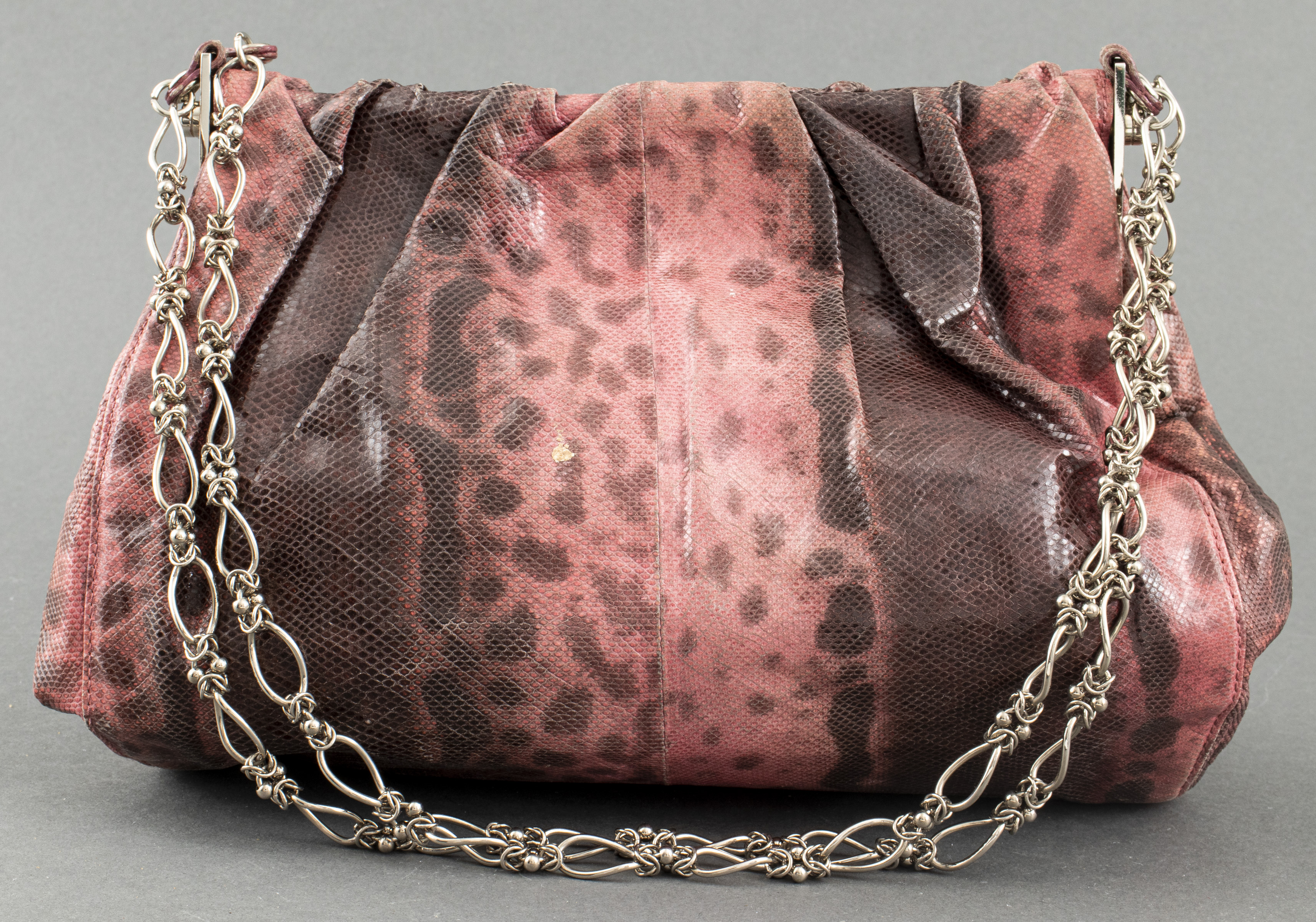 SUAREZ NEW YORK PINK SNAKE-PRINT