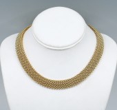SUBSTANTIAL 14K FLEXIBLE MESH