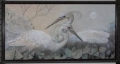 SUDI ACRYLIC ON BOARD, PAIR OF